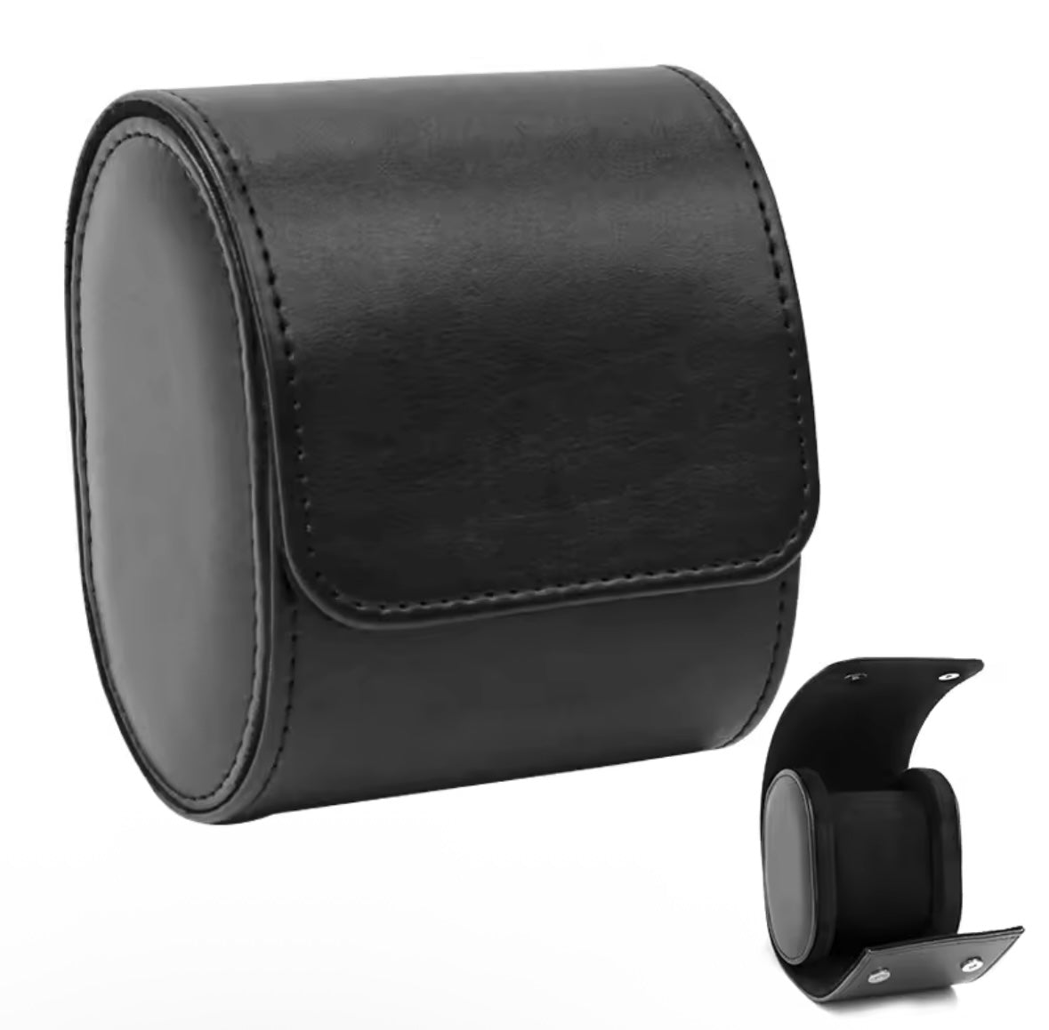 Étui de Voyage en Cuir pour 1, 2 ou 3 Montres – Pochette Luxe avec Intérieur Suédine