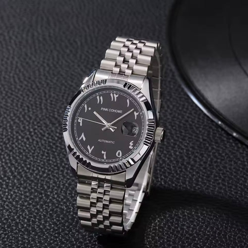 Montre Pink Cohome – Élégance contemporaine avec une touche d’originalité