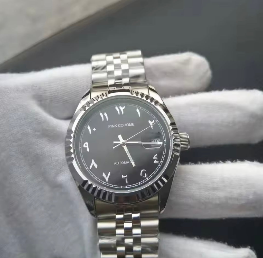 Montre Pink Cohome – Élégance contemporaine avec une touche d’originalité